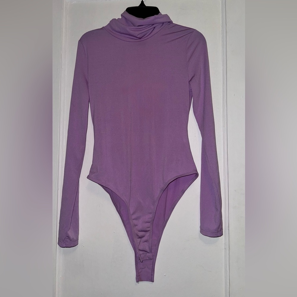 Purple Long Sleeve Bodysuit